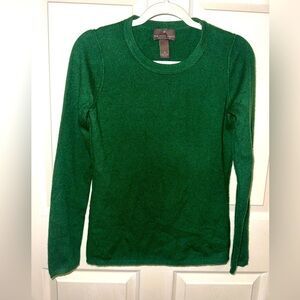 Fenn Wright Manson women’s Green Cashmere lightweight sweater S fall winter